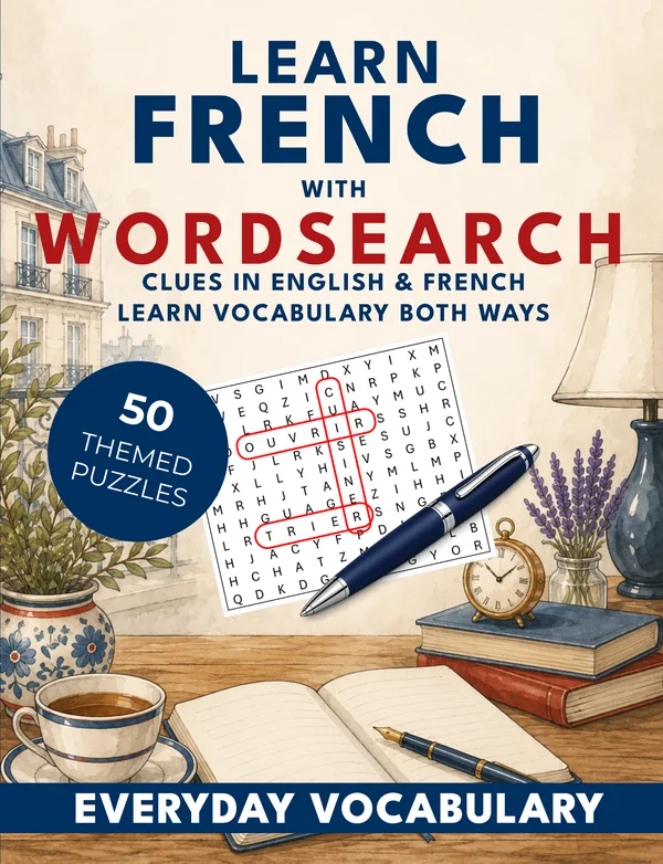 Learn French With Wordsearch book cover