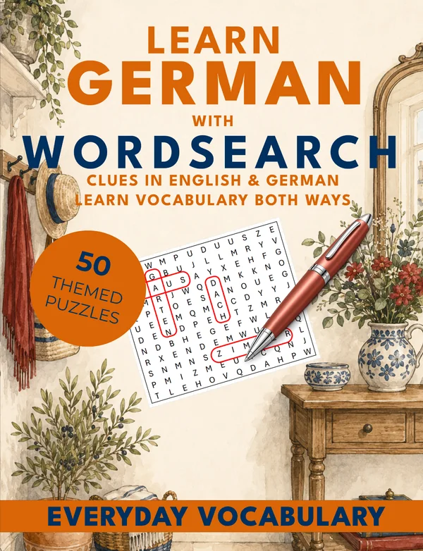 Learn German With Wordsearch book cover